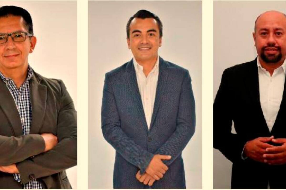 Juan Carlos Gutiérrez Tibamoso, Milton Velosa Araque y Jaime Moreno Vargas.