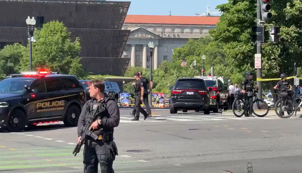 Balean a un hombre cerca de la Casa Blanca y se activan protocolos.
Foto: captura de video.