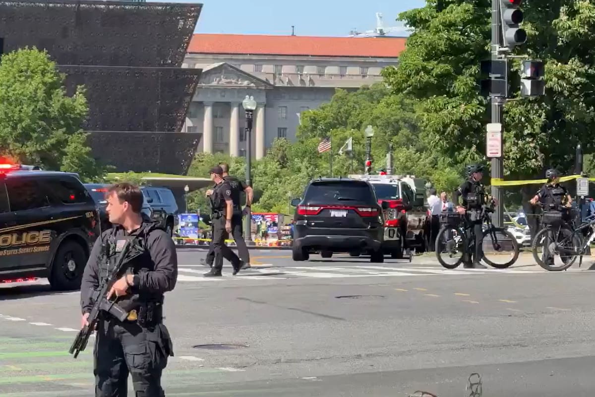 Balean a un hombre cerca de la Casa Blanca y se activan protocolos.
Foto: captura de video.