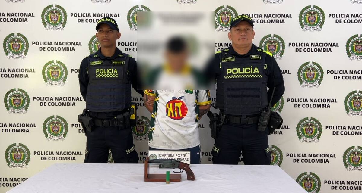 Hombre fue capturado en Bucaramanga tras amenazar de muerte a su expareja con una escopeta