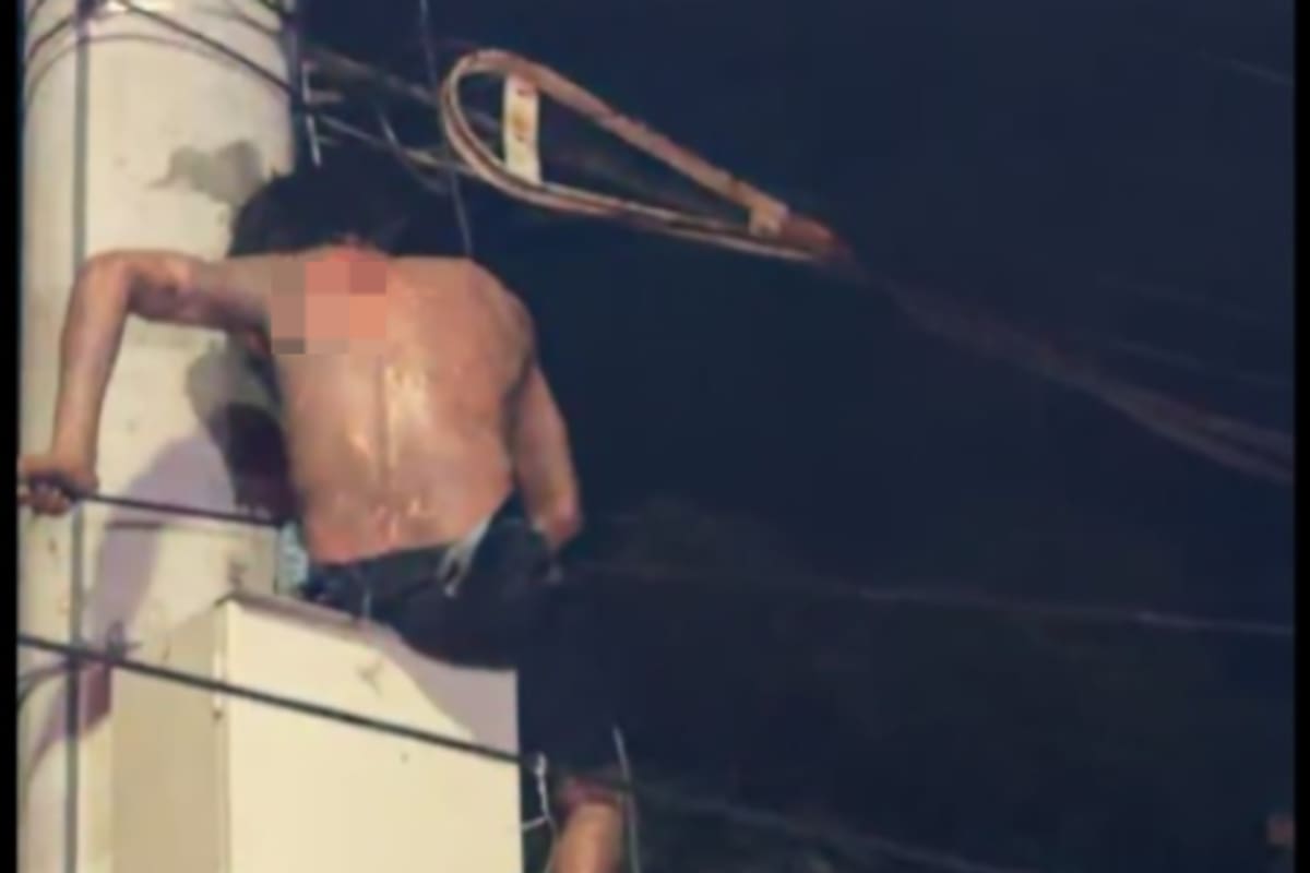 Hombre recibio una descarga eléctrica cuando presuntamente intentaba hurtar cables en Santander