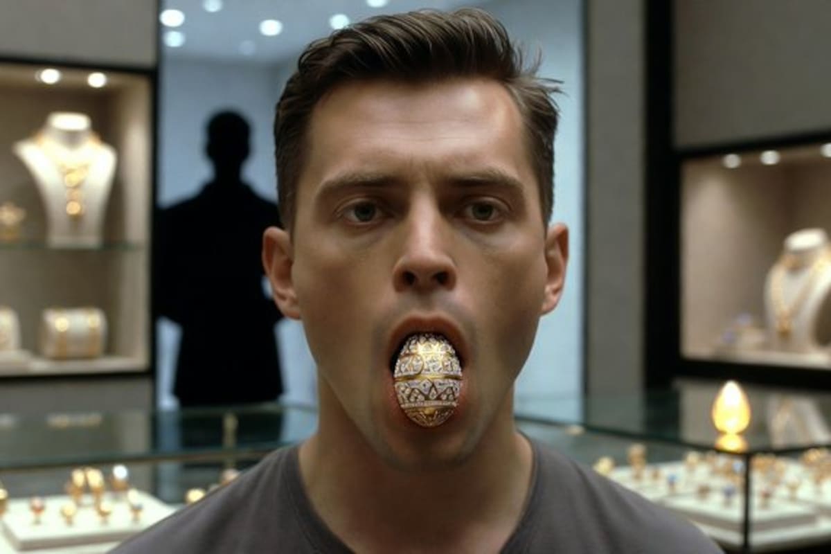 Un ladrón se tragó un colgante de Fabergé para disimular el robo en una joyería de Nueva Zelanda: igual fue detenido.