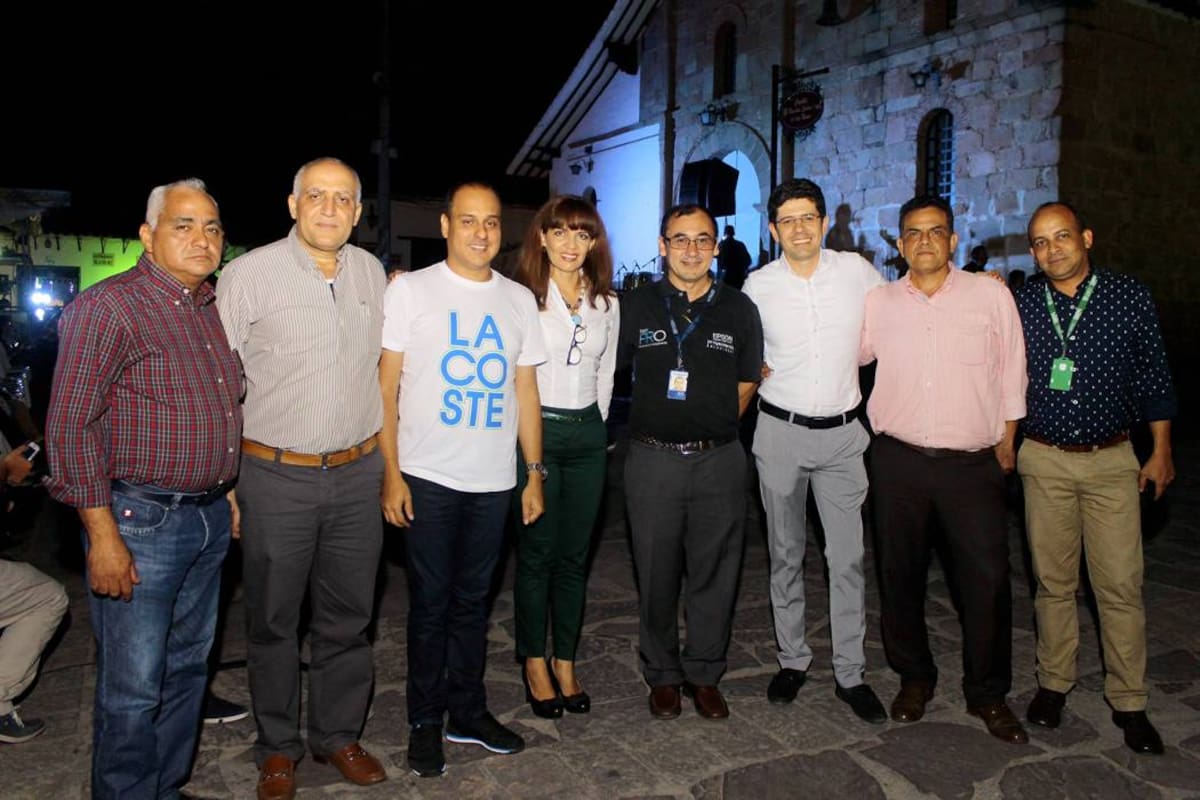Martín Páez, Charry Magion, John Abiud, Doris Prada, Felipe Abril, Andrés Quintero, Yesid Cáceres y Yair Camargo. (Foto: Fabián Hernández / VANGUARDIA LIBERAL )
