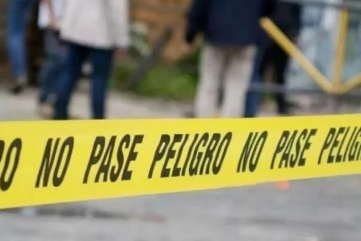 Escena de crimen en Girón.