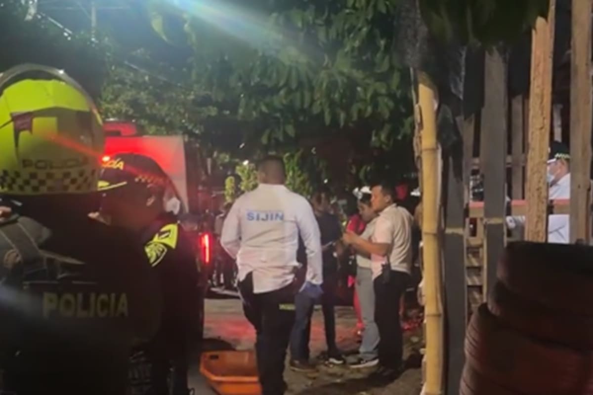 El crimen se registró en el barrio 22 de marzo en Barrancabermeja.
Foto: Captura de pantalla - El Verídico.