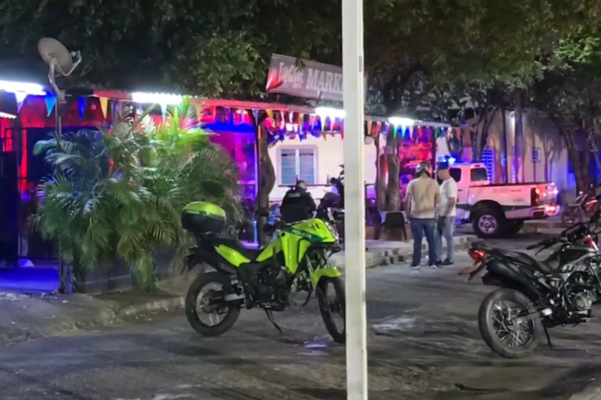 El ataque se registró en el barrio El Campín de Barrancabermeja.
Foto: Captura de video - El Verídico.