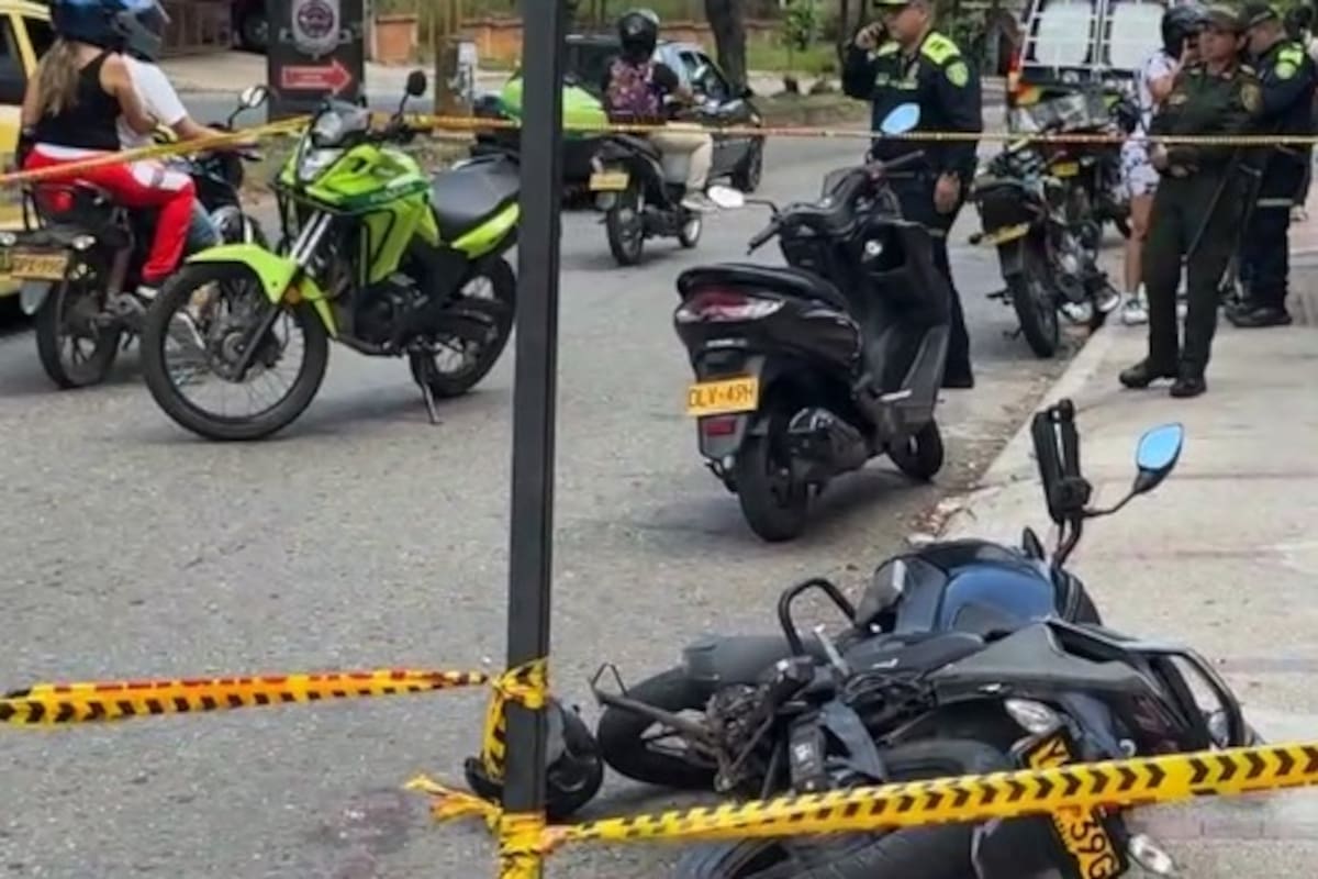Sicarios asesinaron a un hombre en pleno mediodía en Bucaramanga.
Foto: captura de video - Noticias Bucaramanga.