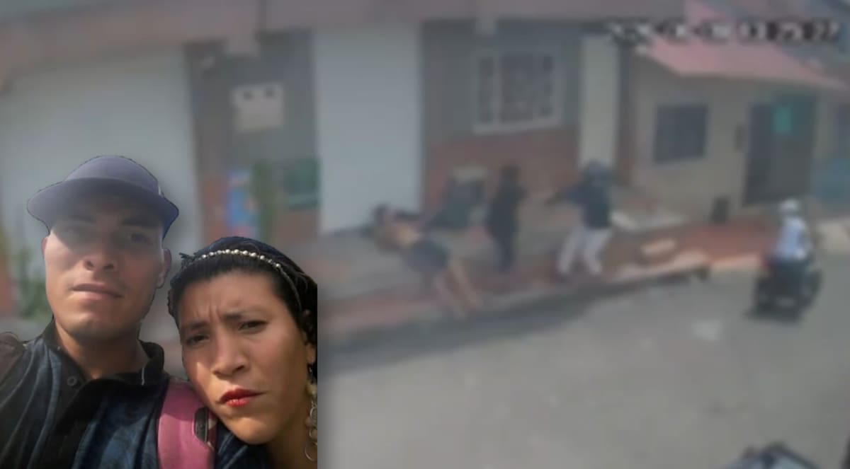 Homicidio registrado en el barrio Primero de Mayo de Bucaramanga.
Foto: captura de video.