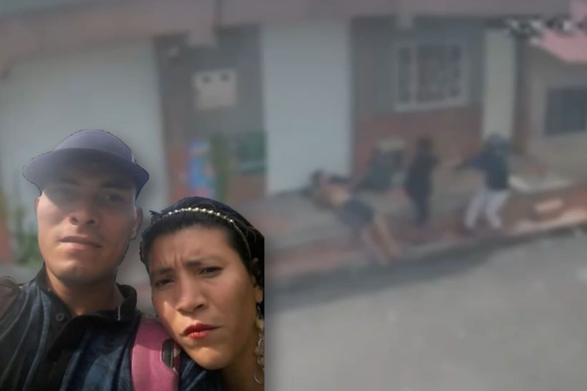 Homicidio registrado en el barrio Primero de Mayo de Bucaramanga.
Foto: captura de video.