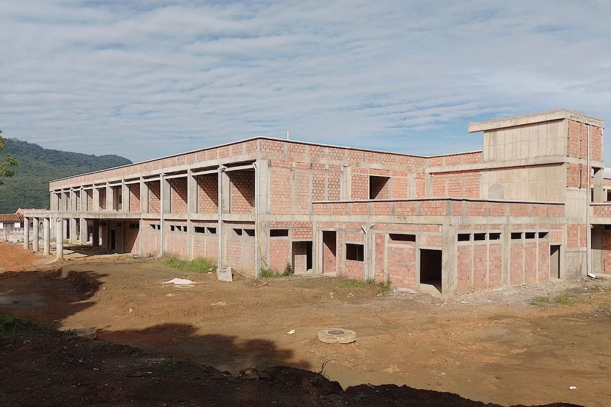 La primera fase del proyecto en obra negra fue terminada en agosto de 2023.