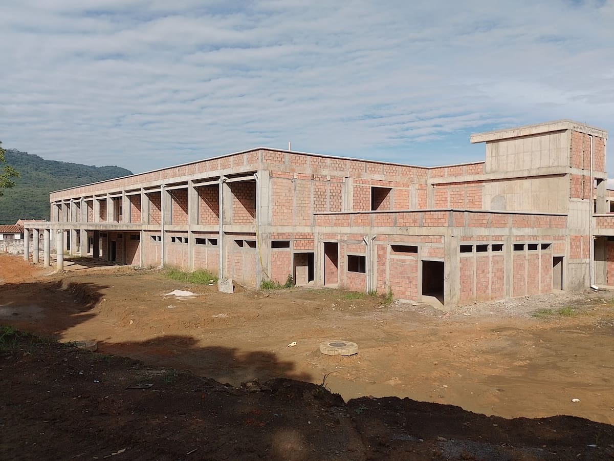 La primera fase del proyecto en obra negra fue terminada en agosto de 2023.