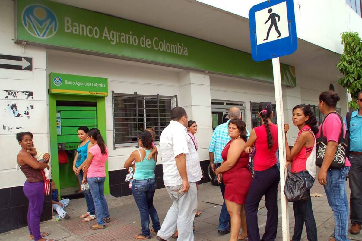 En el Banco Agrario de Colombia se estará realizando hasta el final de la semana el proceso de bancarización de los beneficiarios del programa Más Familias en Acción que aún no cuentan con una tarjeta débido para cobrar el subsidio que otorga el programa nacional, que entrega incentivos en salud y educación a población vulnerable. (Foto: Edgar Pernett/VANGUARDIA LIBERAL)