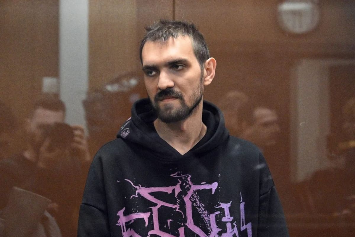 Artiom Ostanin, humorista ruso, condenado a seis años de cárcel.
Foto: A.P.I.