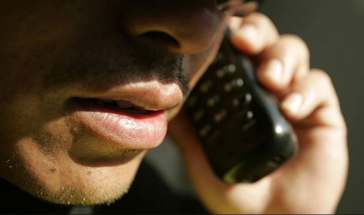 Ilustración de llamada extorsiva. // Colprensa