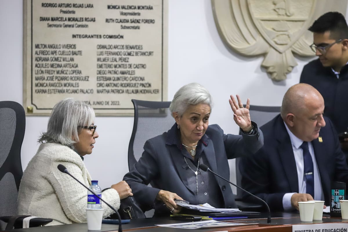 Ilva Myriam Hoyos Castañeda, ministra de Educación. // Foto: Colprensa - Catalina Olaya.