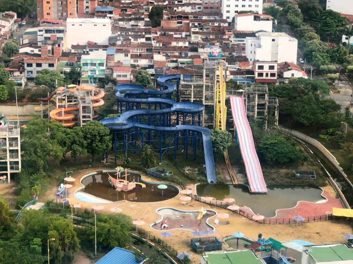 Desalentadora, así es la imagen actual de este parque que se promocionó como un ícono turístico de la región. (Foto: Suministrada / VANGUARDIA)