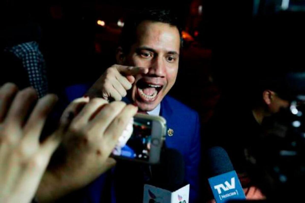 Ayer, Guaidó convocó a una gran protesta contra el Gobierno de Nicolás Maduro, al que considera ilegítimo. (Foto: EFE/ VANGUARDIA).