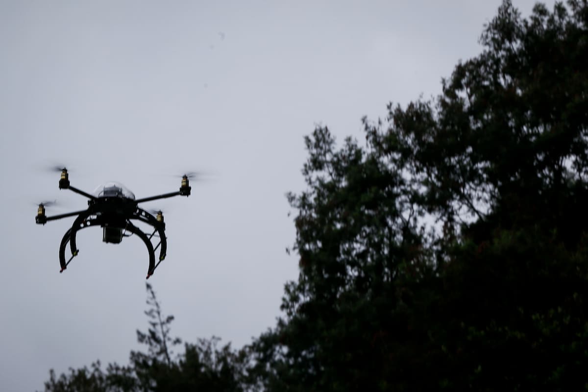 Imagen de referencia de un drone. // Foto: Colprensa - Mauricio Alvarado.