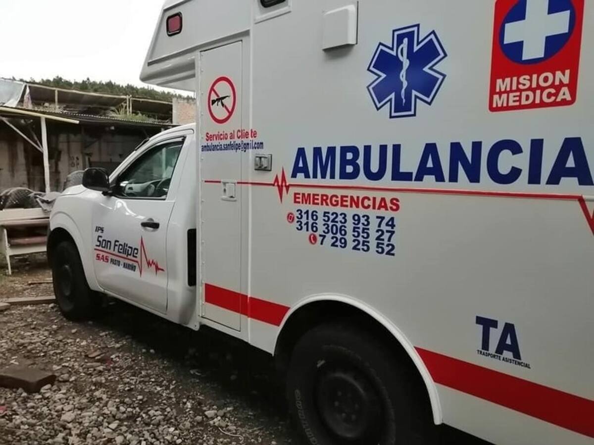 Imagen para ilustrar ambulancia. // Colprensa