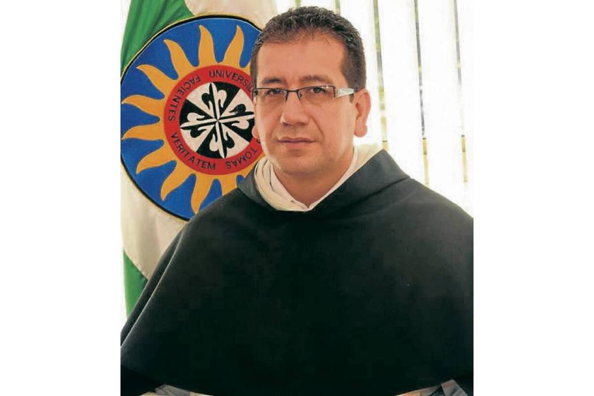 Fr. Samuel Elias Forero Buitrago, op. Rector Universidad Santo Tomás Seccional Bucaramanga. (Foto: Suministrada / VANGUARDIA LIBERAL)
