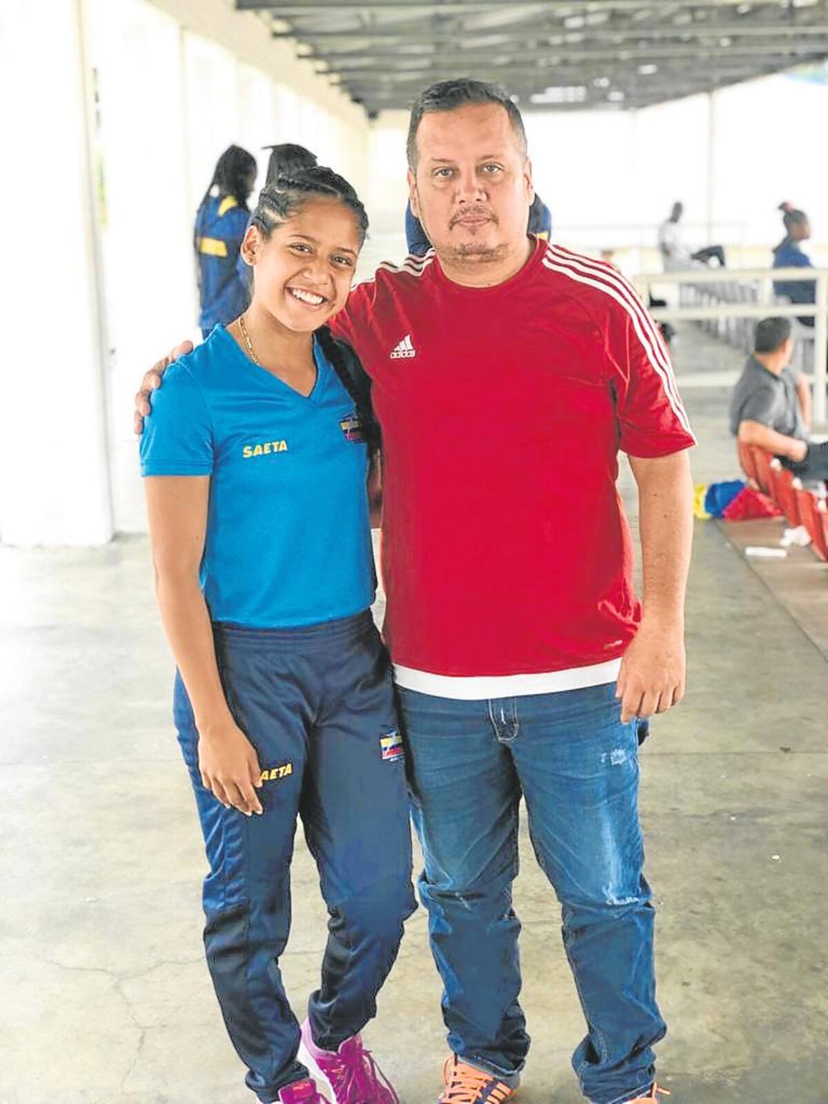 Eliana y su papá, Wilson Fuentes. Foto: suministrada/VANGUARDIA