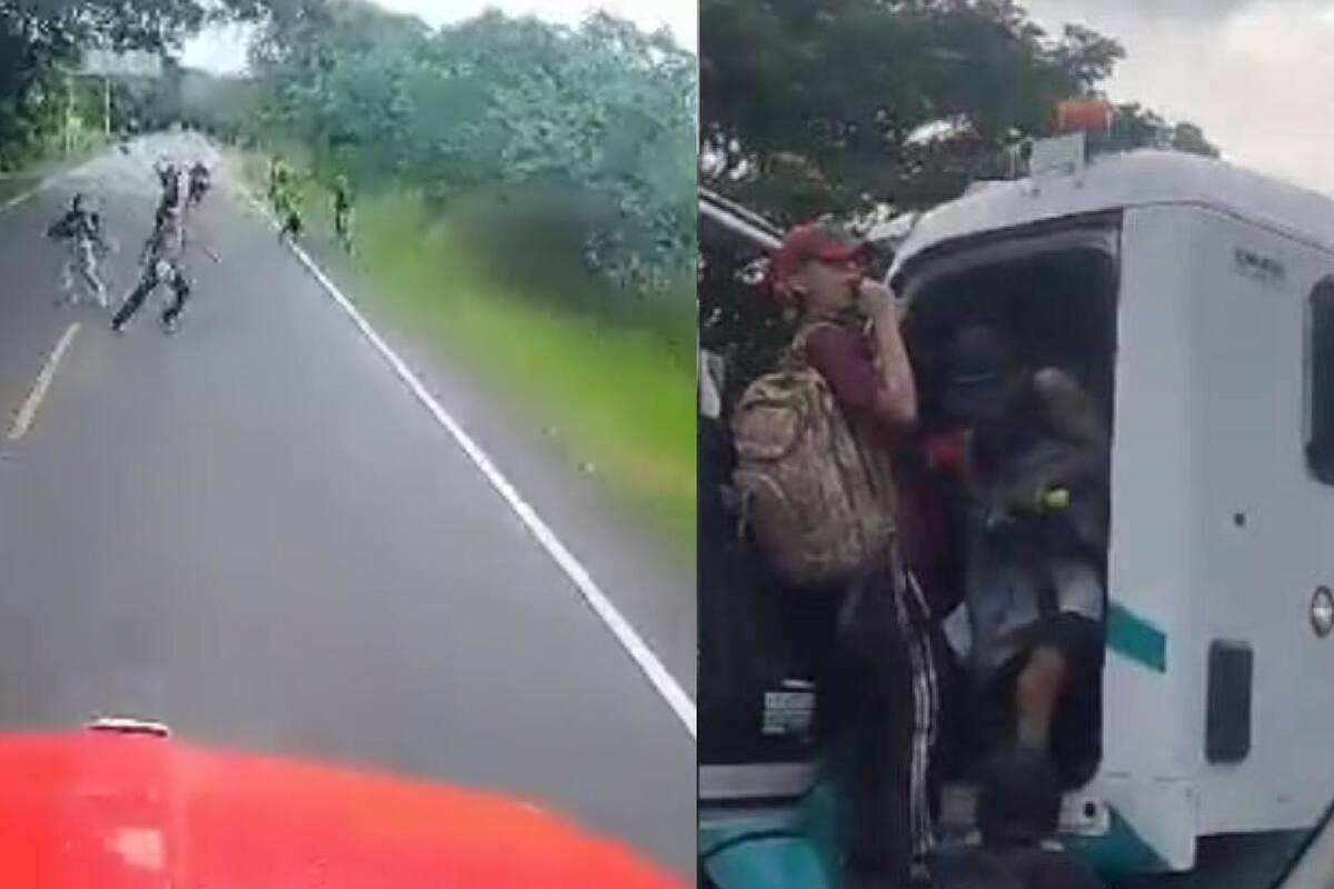 El ataque por parte de grupos de hombres en carreteras del país tiene en 'jaque' al gremio del transporte de carga. Tomado de videos / VANGUARDIA