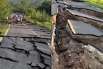 Impactantes imágenes muestran cómo quedaron las carreteras de Panamá tras el terremoto