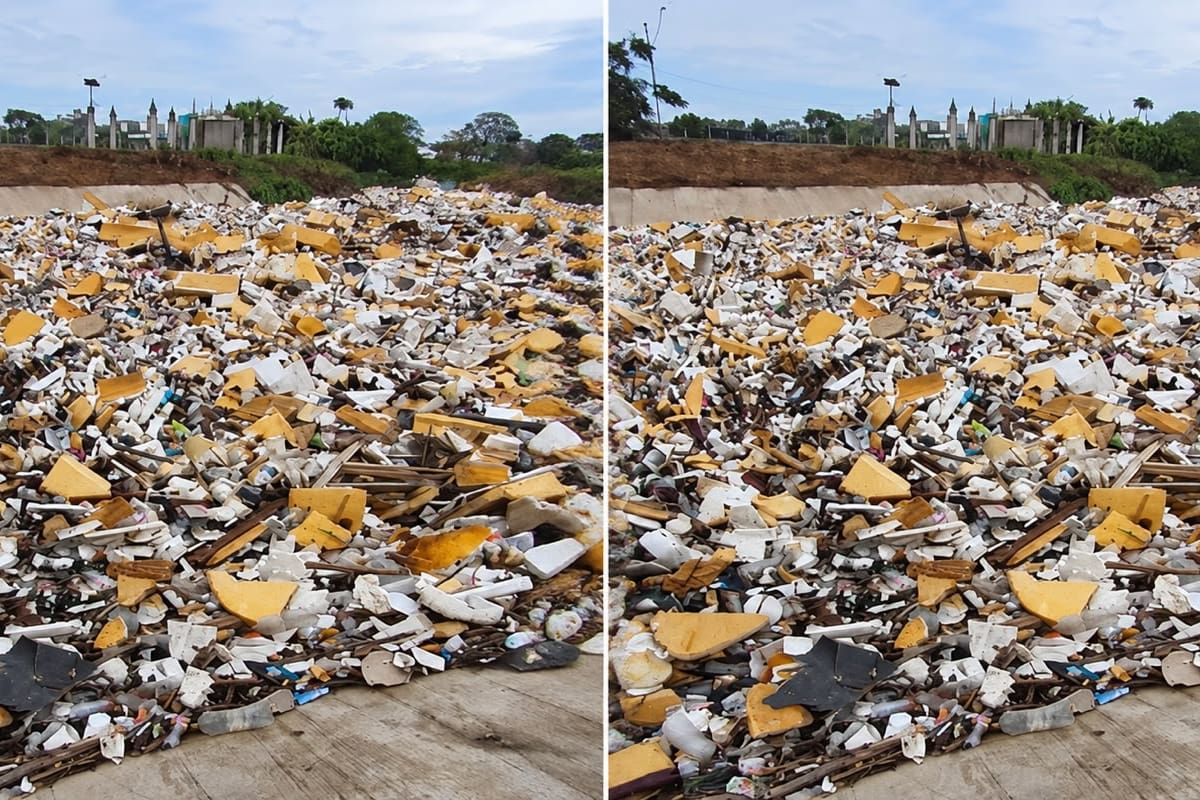 Impactantes imágenes: toneladas de basura en Barranquilla