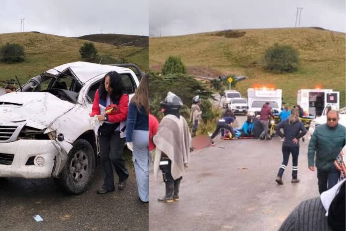 Impresionante accidente de una camioneta: un muerto y 4 heridos