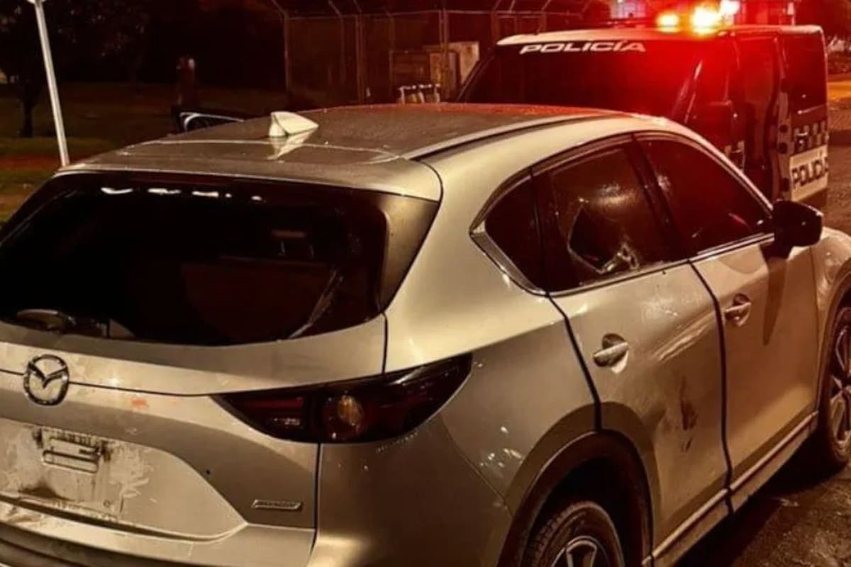 Impresionante balacera en medio de un atraco: dos personas heridas