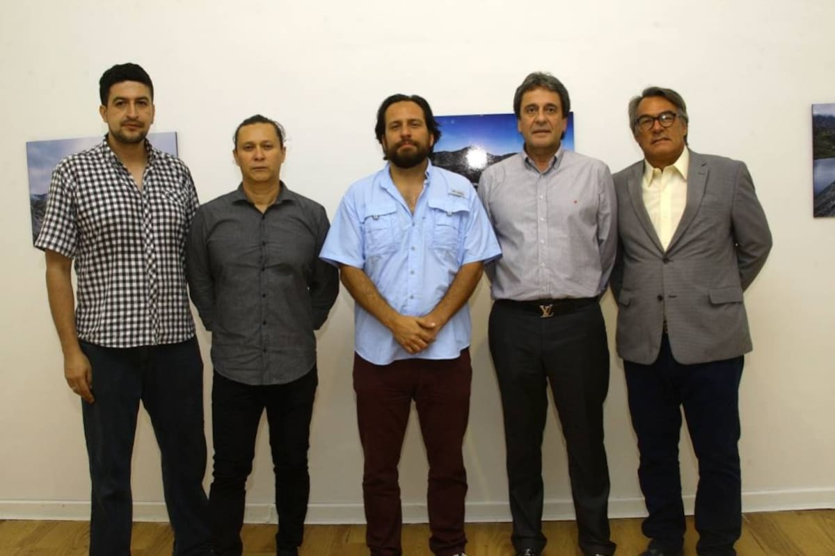 Carlos Alberto Campos, Ernesto Navarro, Alberto Gómez Peña, Luis Hernán Cortés Niño y Alberto Gómez Gamarra. (Foto: César Flórez / VANGUARDIA LIBERAL)