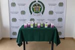 Incautan 25 frascos de ketamina en una vía de Lebrija, Santander