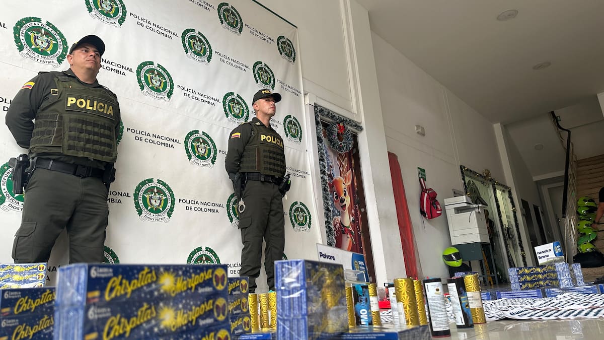 Incautaron 88 kilos de pólvora camuflados en una encomienda en Girón