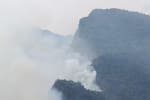 Incendio en El Peñón consume bosque nativo: piden apoyo aéreo para contener las llamas