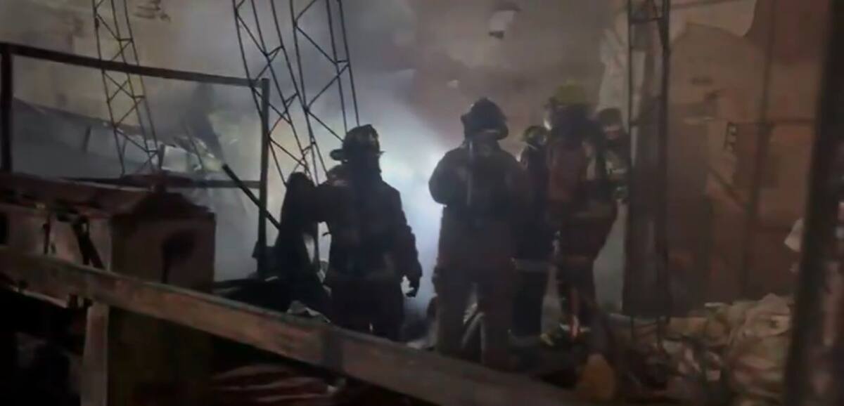 Unidades del Cuerpo Oficial de Bomberos de Soacha atendieron la emergencia y lograron controlar la conflagración tras varias horas de trabajo.