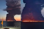 Incendio en un petrolero frente a Sochi provoca enorme columna de humo en el mar Negro
