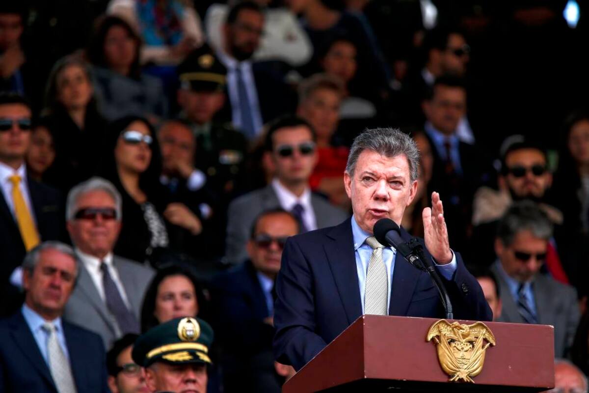 El presidente Santos nombró oficialmente ayer al general Jorge Nieto como director de la Policía. (Foto: Colprensa / VANGUARDIA LIBERAL)
