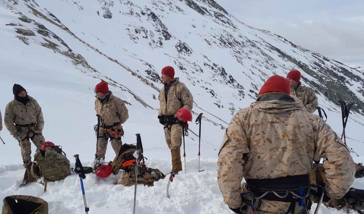 Infantes de Marina de Argentina y Estados Unidos. Foto: Gazeta Marinera
