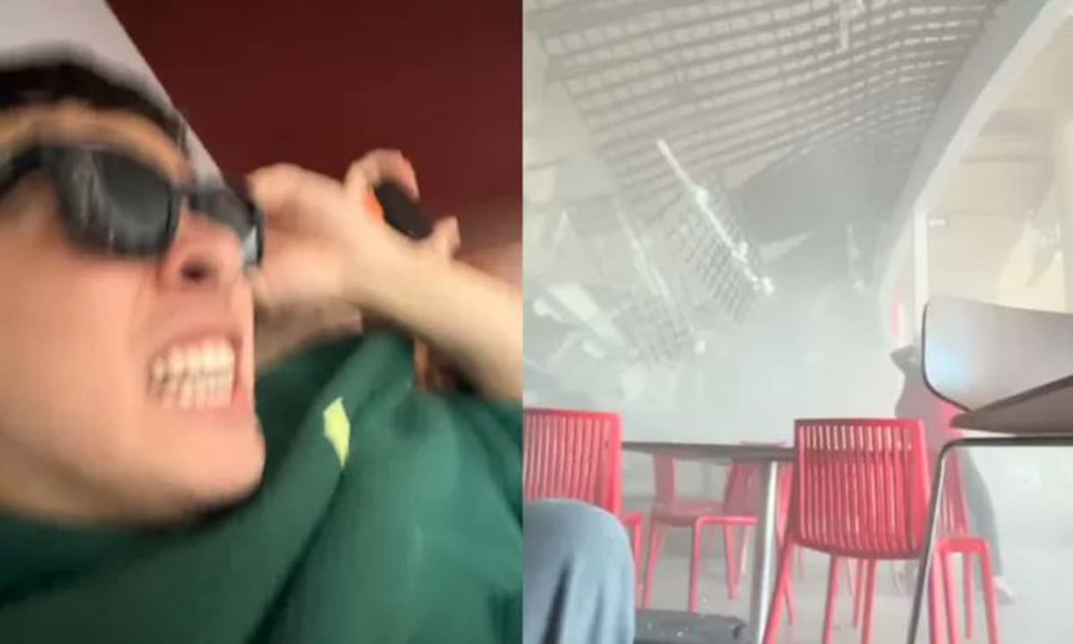 Influencer grabó momentos de tensión en aeropuerto de Pereira durante terremoto del pasado 10 de agosto de 2026.