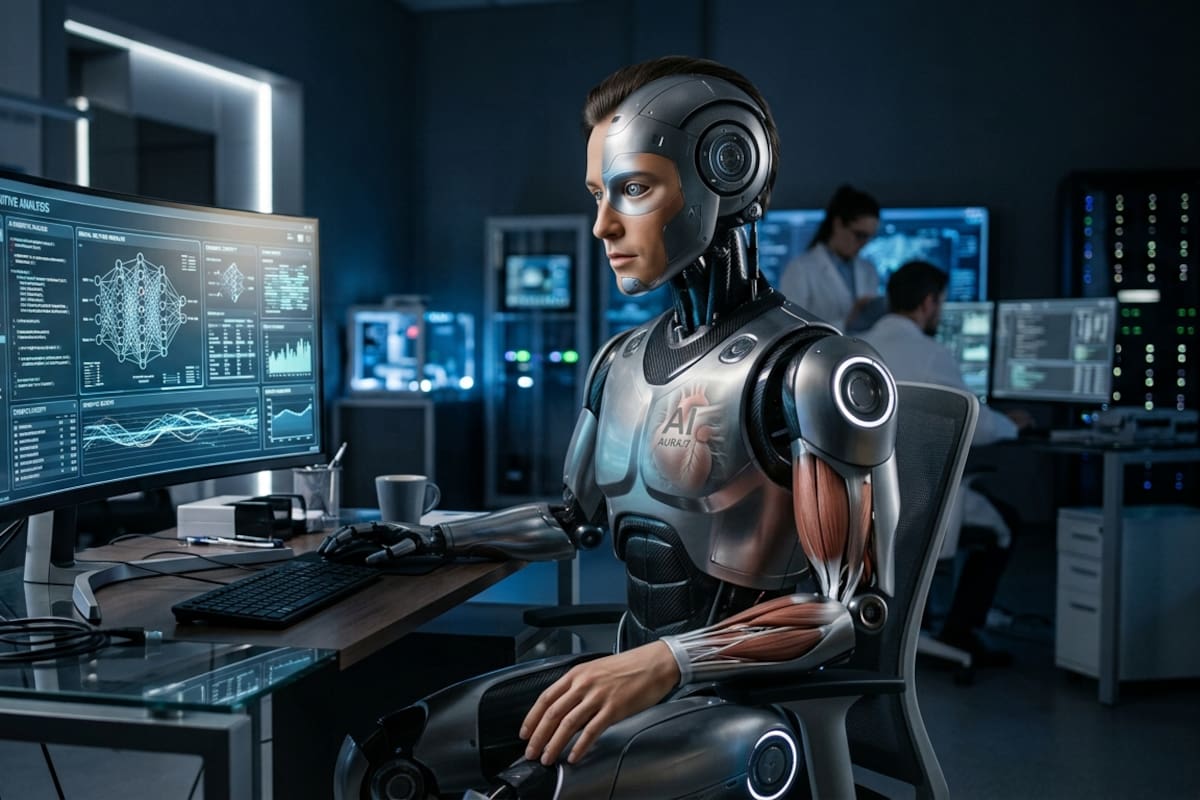 Ingeniero de Anthropic renuncia y alerta sobre el peligro de la IA para la humanidad. | Foto: Imagen creada con IA para este artículo. / Vanguardia