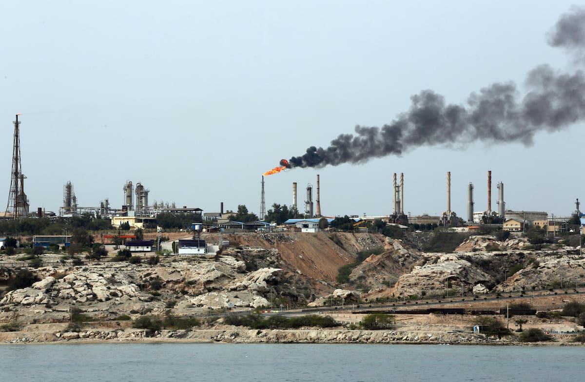 Instalaciones petroleras de la isla de Kharg bombardeadas por EE. UU. // Foto: EFE