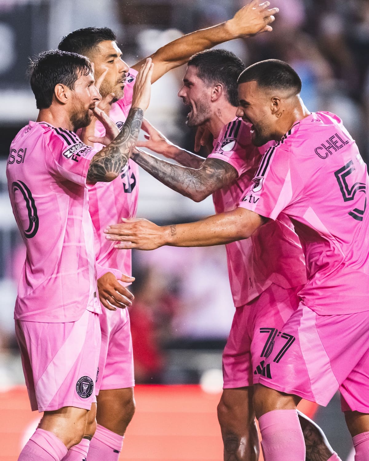 Inter Miami superó 2-1 a Atlas, en la Leagues Cup. Foto: Inter Miami.
