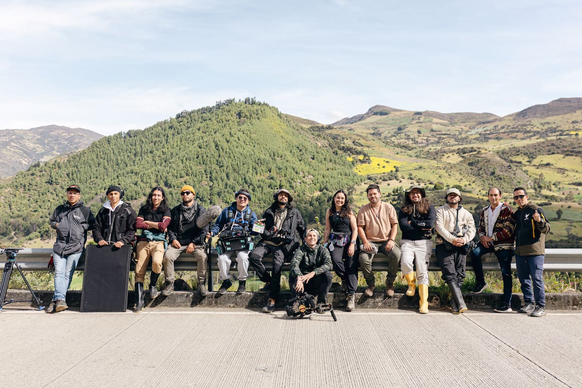 Guane Films durante el rodaje de Intermunicipal, producción que recorrió seis municipios de Santander. / Ani Sierra