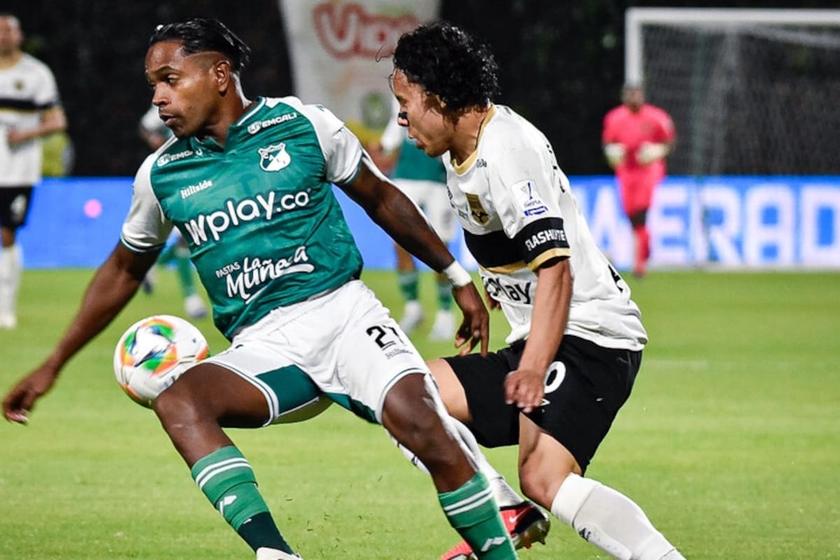 Internacional de Bogotá venció 3-2 a Cali y se mantiene en el primer lugar de la Liga BetPlay I de 2026, luego de seis fechas. Foto: Colprensa.