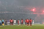 Desmanes obligaron a cancelar el partido entre Independiente Medellín y Flamengo: Conmebol se pronunció