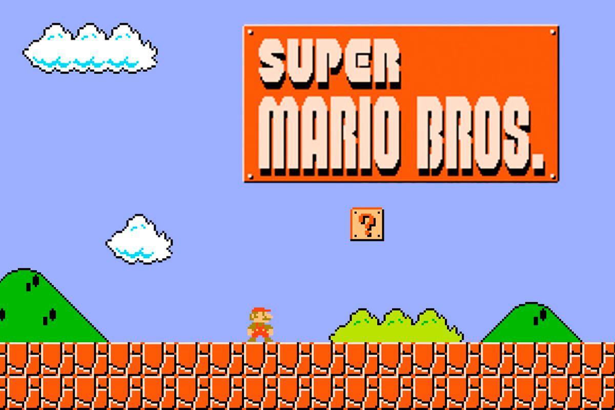 Intro del videojuego ‘Super Mario Bros’, de Nintendo. (Tomada de internet)