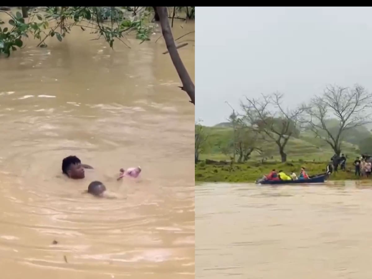 Inundaciones en Montería dejan 50 mil afectados y obligan suspensión de clases rurales. | Foto: Tomado de video