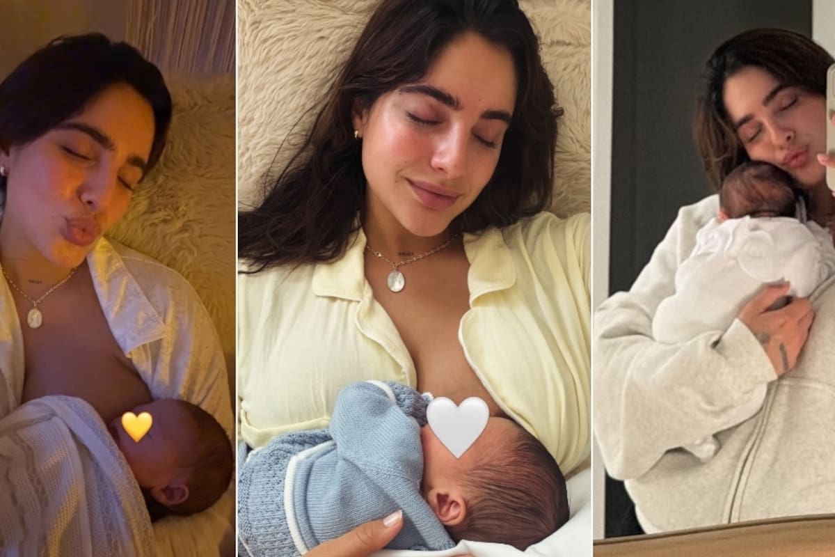 Las tiernas fotos de Isabella Ladera con su bebé Koa enamoran a millones en redes.