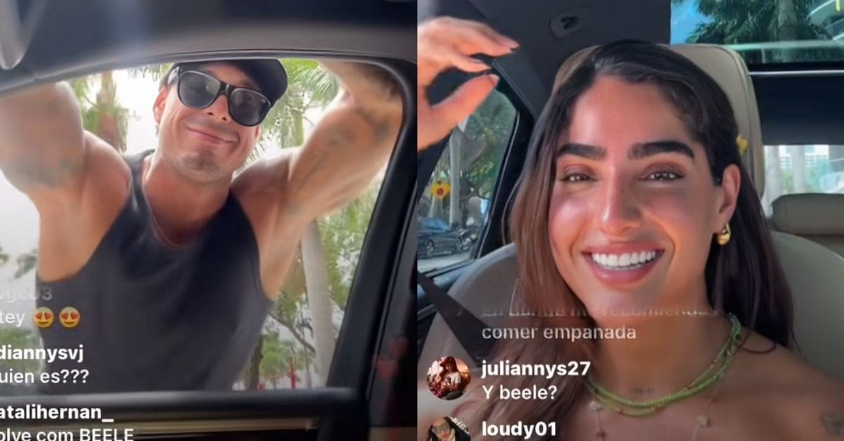 Isabella Ladera deja ver que está con Hugo García en un en vivo. //Foto: IG @isabella.ladera.