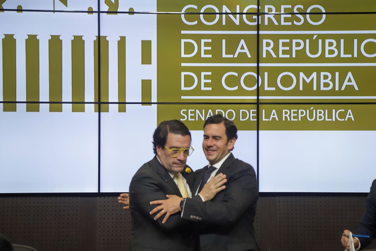 Iván Cancino y Rodrigo Lara. // Foto: Colprensa - Catalina Olaya.